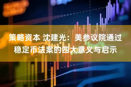 策略资本 沈建光：美参议院通过稳定币法案的四大意义与启示