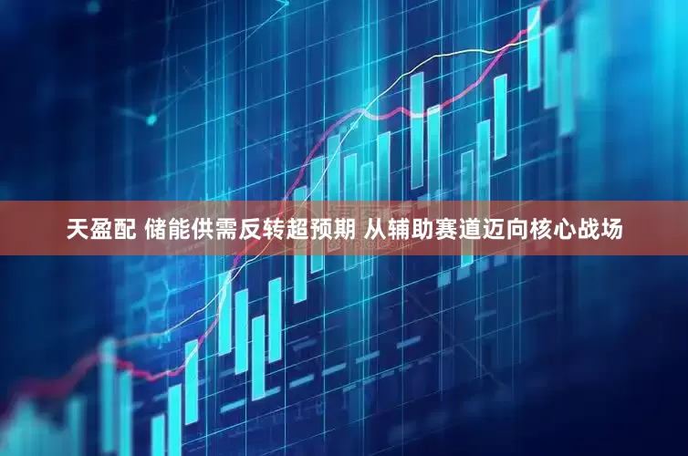 天盈配 储能供需反转超预期 从辅助赛道迈向核心战场