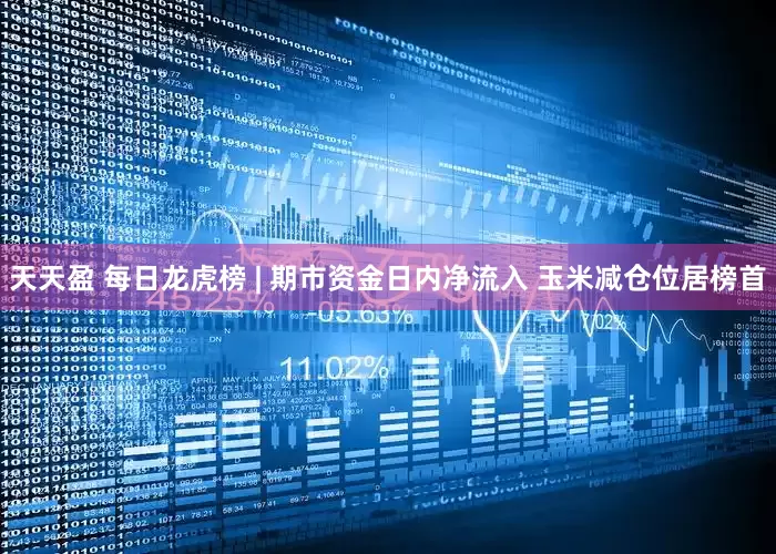 天天盈 每日龙虎榜 | 期市资金日内净流入 玉米减仓位居榜首